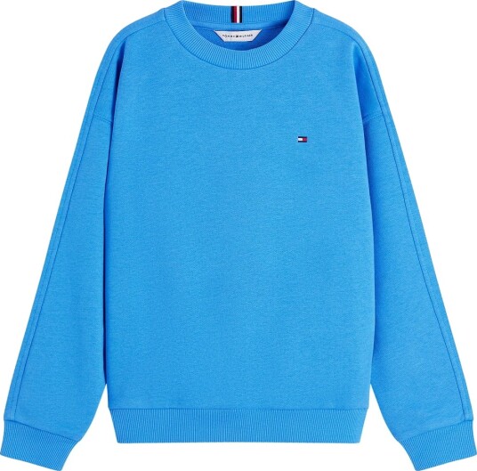 Tommy Hilfiger Collegegenser - Team Tommy - Copenhagen Blue - Tommy Hilfiger - 7 år (122) - Collegegenser Blå Lyseblå