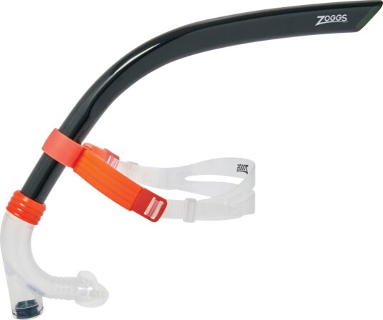 Zoggs Centre Line Snorkel Black/Orange OneSize, Black/Orange