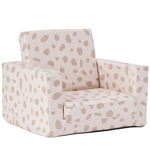 Kid's Concept Kid's Concept Armchair Foldable Dot Beige One Size Kid's Concept Kid's Concept Armchair Foldable Dot Beige One Size