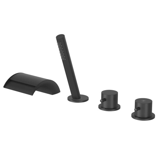 Vikingbad Oase Karkantbatteri 4-hulls Svart Matt Vikingbad Oase Karkantbatteri 4-hulls Svart Matt