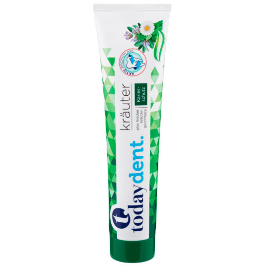 Urtetannkrem Today Dent Kraüter 125 ml. Urtetannkrem Today Dent Kraüter 125 ml.