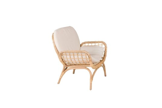 Venture Design Moana lounge lenestol Natur/hvit Natur