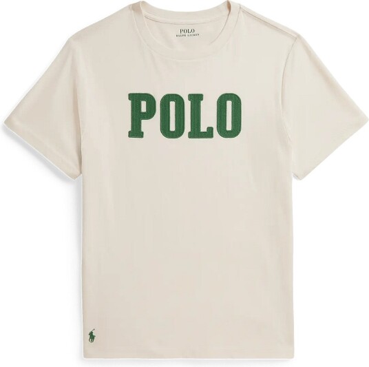 Ralph Lauren Kids Logo Cotton Jersey Tee   Cream   138 149