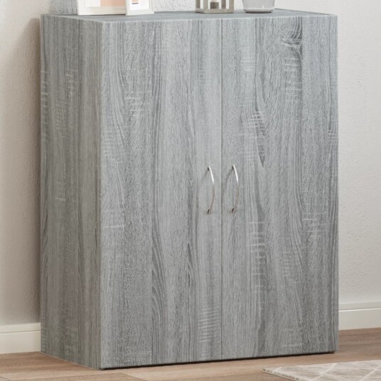  Skoskap grå sonoma 60x32x77,5 cm konstruert tre