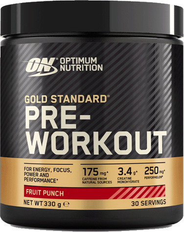 Optimum Nutrition Gold Standard Pre Workout 330 g, pre-workout 330g FRUIT PUNCH Optimum Nutrition Gold Standard Pre Workout 330 g, pre-workout 330g FRUIT PUNCH