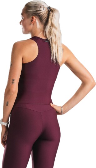 FUSION Tank Treningstopp Dame Bordeaux XS