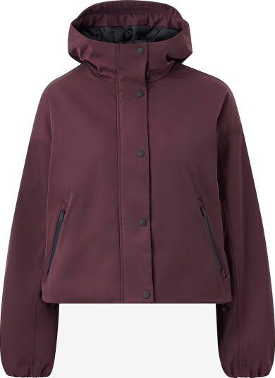 Ellos STUDIO Jakke WR Short Jacket W Hood Lilla
