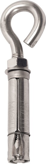 Ekspansjonbolt m/øye syrefast 12 mm 25 mm Ekspansjonbolt m/øye syrefast 12 mm 25 mm
