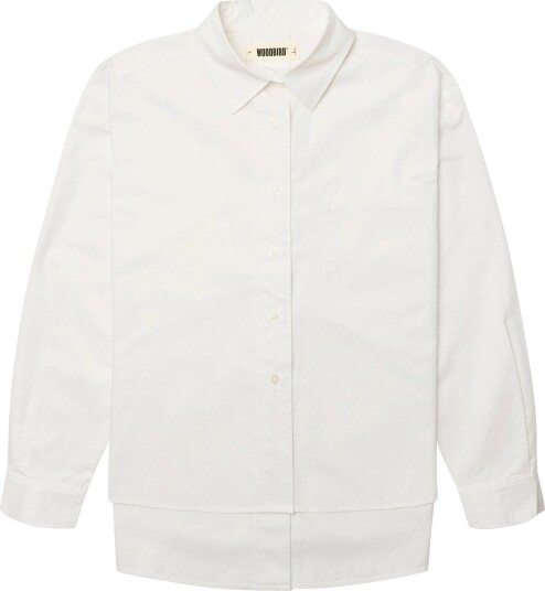 Woodbird Wblei Ovz Shirt White S