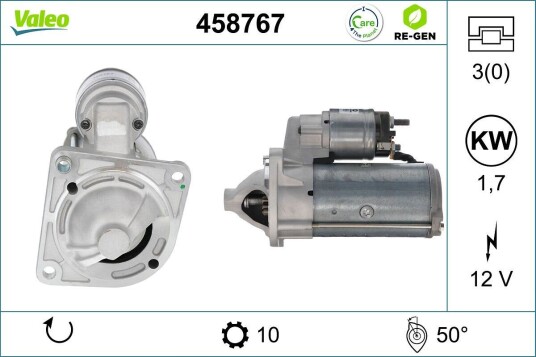 Starter VALEO 458767