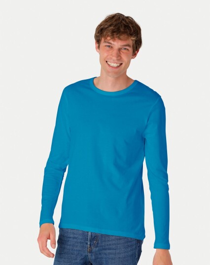 Neutral Organic   Mens Long Sleeve T shirt Turkis