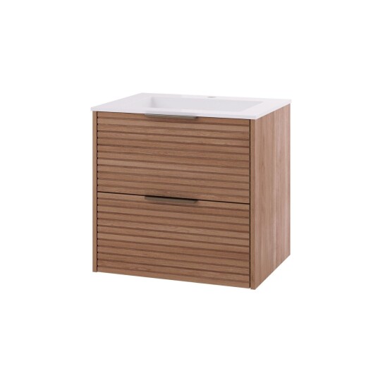 Linn Bad Silje Servantskap Eik / 60cm Senter Linn Bad Silje Servantskap Eik / 60cm Senter