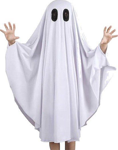 Halloween Spøkelseskappe til Barn 1-9 år