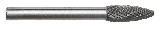 PELA 76949 Hardmetallfil roterende flammeformet 8 mm Maskintilbehør & forbruk