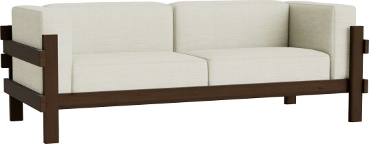 Kube 3 Seter Sofa Mørkebrun / Remix 223