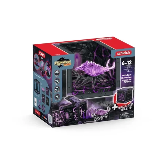 Schleich BattleCave Skyggeinsekt Lekesett med 34 Deler for Barn 6+