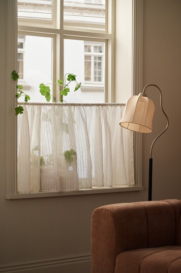 Ellos Home Kafégardin Cornelia Bottom Curtain Beige Ellos Home Kafégardin Cornelia Bottom Curtain Beige