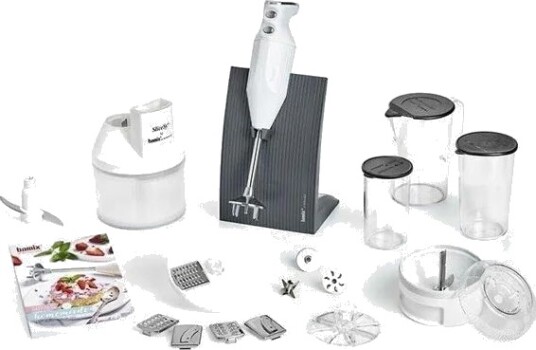 Bamix M200 Stavmikser Bakesett 200 W med multifunksjonskniv og vispeskive Bamix M200 Stavmikser Bakesett 200 W med multifunksjonskniv og vispeskive