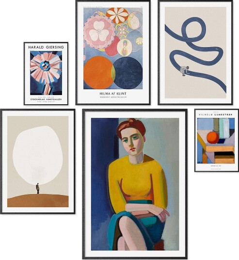 Poster & Frame Nordic   Multi/patterned   ONE SIZE