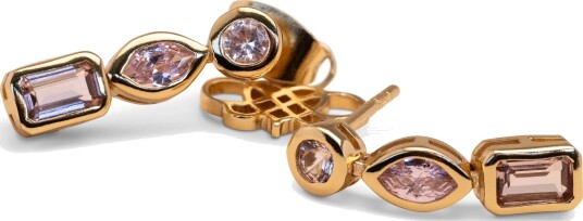 Lily and Rose Sylvie earrings Pink Topaz