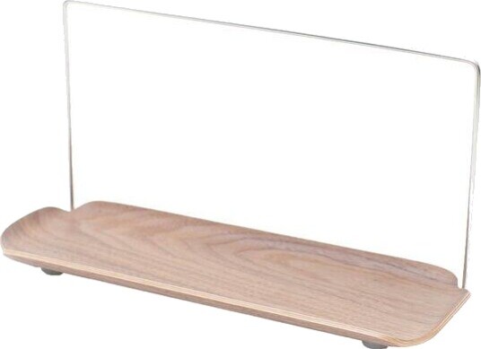 Bosign - Leaf oppvaskbrett m/klutholder 33x11,5 cm valnøtt