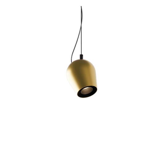 Intra Lighting Pixy Taklampe Matt Sort/ Børstet Gull