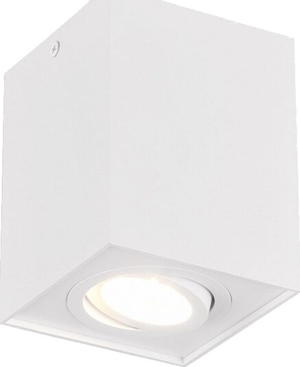 Trio Lighting Biscuit plafond GU10 matt hvit -