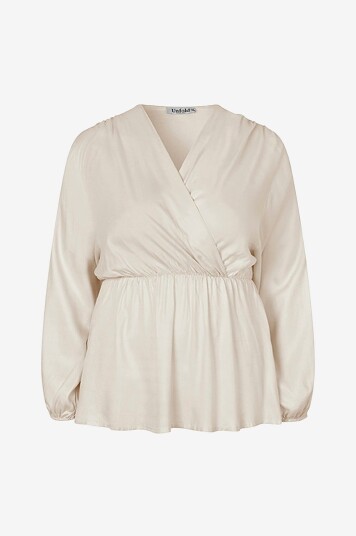 Unfold Copenhagen Bluse Mara Beige Unfold Copenhagen Bluse Mara Beige