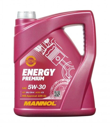 Motorolje MANNOL ENERGY PREMIUM 5W30 5L Motorolje MANNOL ENERGY PREMIUM 5W30 5L