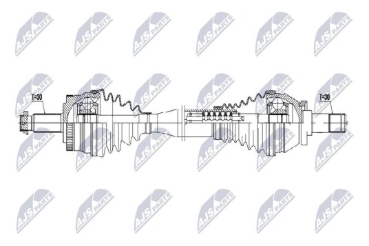 Nty Drivaksel NTY NPW LR 047