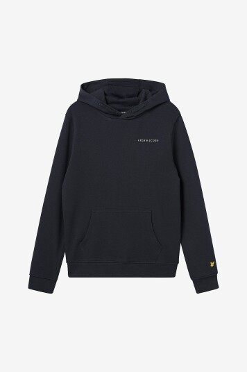 Lyle & Scott Hettegenser Script Embroidered Hoodie Blå Lyle & Scott Hettegenser Script Embroidered Hoodie Blå