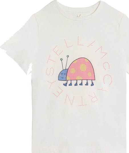 Stella McCartney Kids T skjorte   Hvit m. Marihøne   Stella McCartney Kids   6 år 116   T skjorte