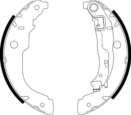 HELLA 8DB 355 003-031 Bremsesko sett HELLA 8DB 355 003-031 Bremsesko sett