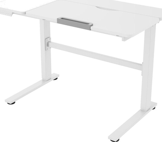 Barneskrivebord HOME4YOU Ergo Kid med 1 motor 112x60x56-80 cm hvit - Hvit