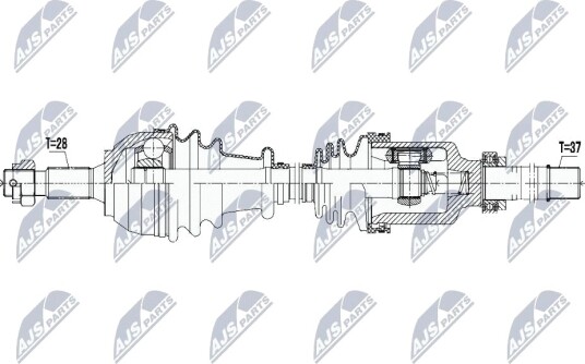 Nty Drivaksel NTY NPW PE 035