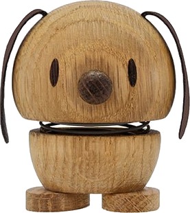 Hoptimist Dog S figur Oak