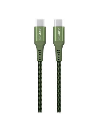 GreyLime USB C to USB C 60W 0.5m Green C21C60C05M03