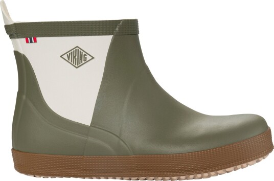 Viking Footwear Seilas Heritage Low Rubber Boot Olive/brown 37 Viking Footwear Seilas Heritage Low Rubber Boot Olive/brown 37