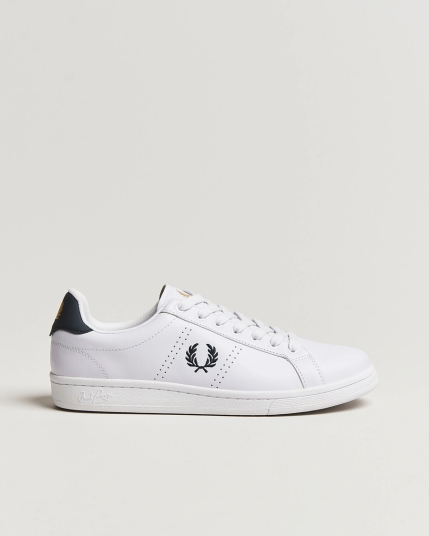 Fred Perry B721 Leather Sneakers White/Navy Fred Perry B721 Leather Sneakers White/Navy