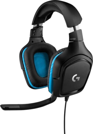 Logitech Gaming Headset G432 Hodesett 3,5 Mm Jakk, Usb Surround Sound Svart Logitech Gaming Headset G432 Hodesett 3,5 Mm Jakk, Usb Surround Sound Svart