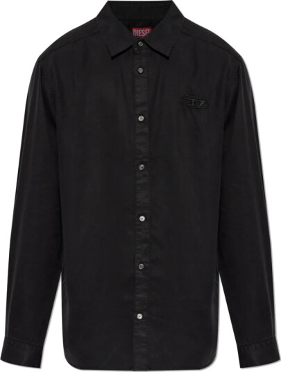 Diesel Herre Skjorter Svart XL,