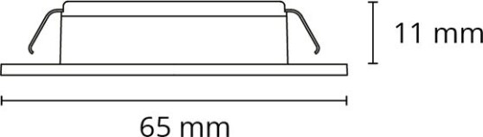 SG LEDstar Slim CV 24V 4,5W LED 3000K Sort