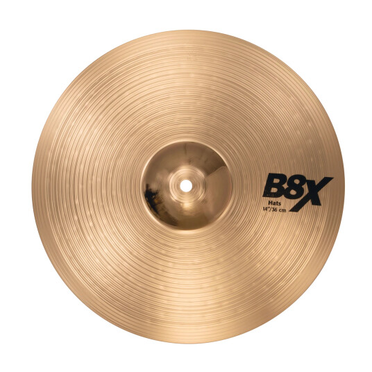 Sabian B8X 14 Hi-Hat cymbaler naturlig Sabian B8X 14 Hi-Hat cymbaler naturlig