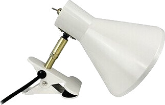 Dyberg Larsen Bordlampe Med Klemme Hvit Dyberg Larsen Bordlampe Med Klemme Hvit