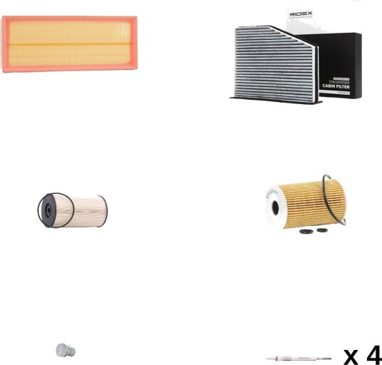 Servicepakke RIDEX 4682P10940