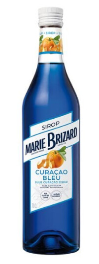 Marie Brizard Sirup Curacao Bleu +Pant Fl 70 Marie Brizard Sirup Curacao Bleu +Pant Fl 70