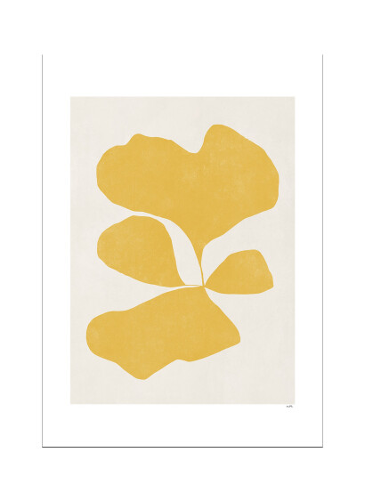 The Poster Club The Poster Club X Moe Made It - Botanik Iii - Yellow - 30X40CM