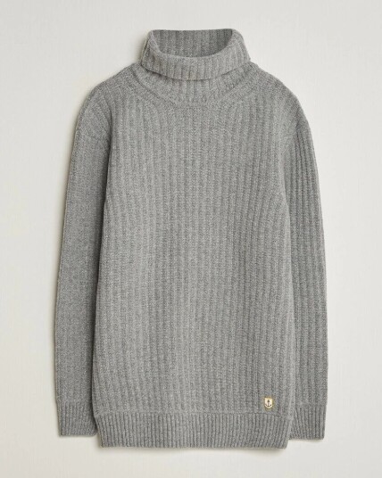 Armor lux Wool Knitted Rollneck Slate