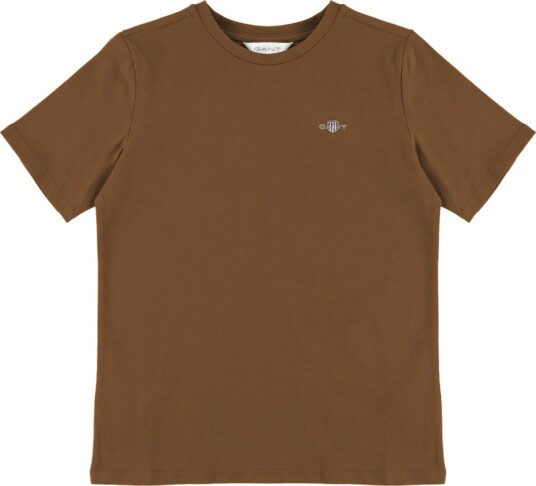 Gant Kids Shield Ss T Shirt ROASTED WALNUT 122