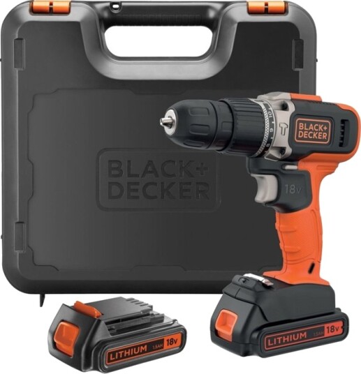 Black+Decker Slagboremaskin 18V litium-ion 2X1,5AH batt Black+Decker Slagboremaskin 18V litium-ion 2X1,5AH batt